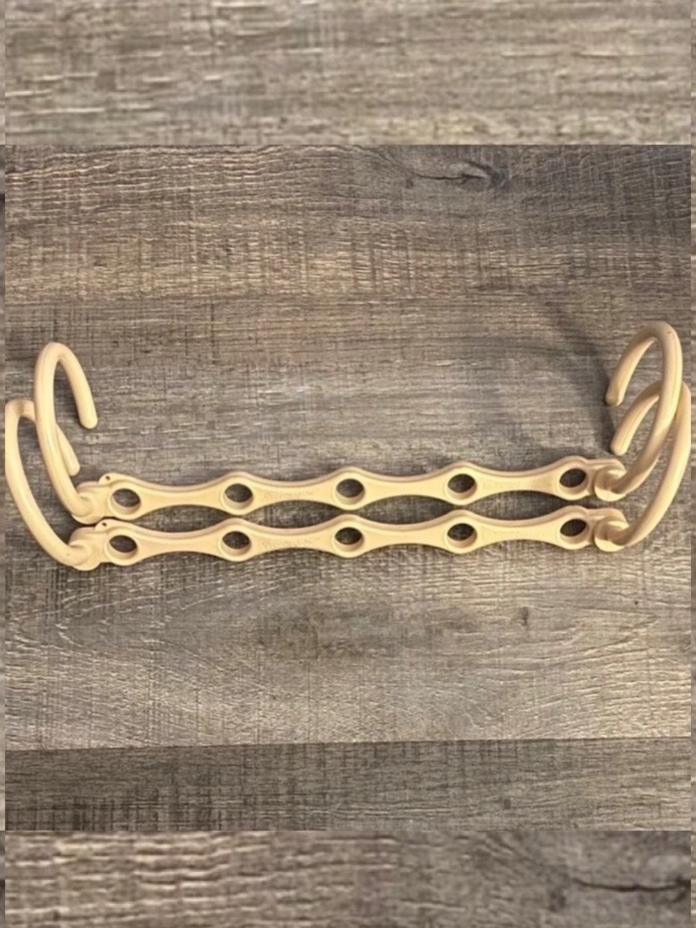 ๐ Set of 2 Beige Space Mate Hangers Closet Organizers